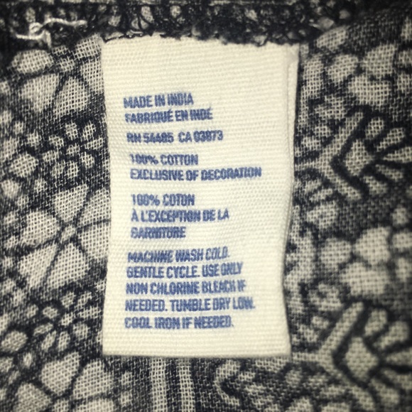 American Eagle Outfitters Boho Top with Tie Front - Picture 4 of 4